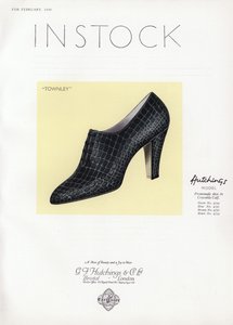 Publicité pour chaussures pour femmes, années 1930 - English School