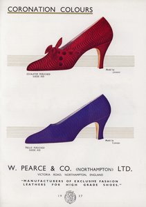 Publicité pour chaussures pour femmes, années 1930 - English School