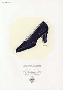 Publicité pour chaussures pour femmes, années 1930 - English School