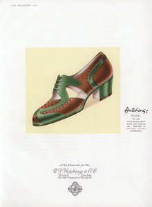 Publicité pour chaussures pour femmes, années 1930 - English School
