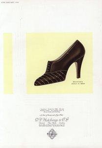 Publicité pour chaussures pour femmes, années 1930 - English School