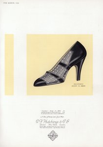 Publicité pour chaussures pour femmes, années 1930 - English School