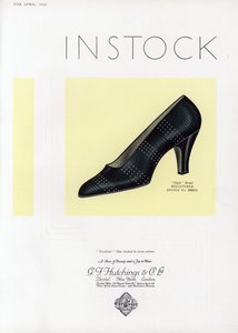 Publicité pour chaussures pour femmes, années 1930 - English School