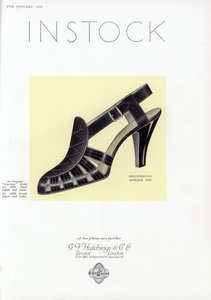 Publicité pour chaussures pour femmes, années 1930 - English School