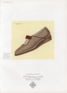 Publicité pour chaussures pour femmes, années 1930 - English School