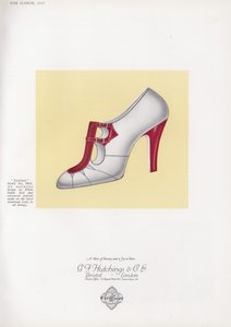 Publicité pour chaussures pour femmes, années 1930 - English School