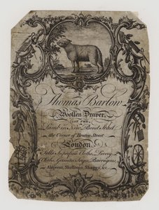 Drapiers en laine, Thomas Barton - English School