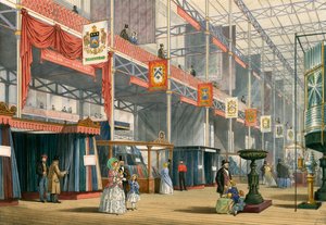 Laine et drap, La Grande Exposition de 1851 - English School