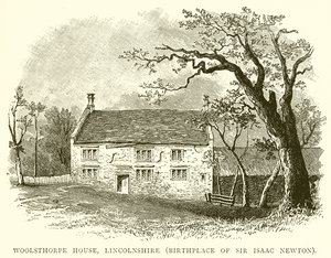 Maison de Woolsthorpe, Lincolnshire (lieu de naissance de Sir Isaac Newton)