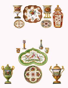 Porcelaine de Worcester - English School
