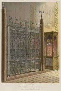 Grille en fer forgé - English School
