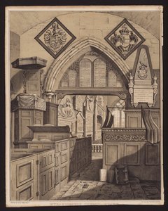 Église de Wyrardisbury, Bucks (gravure) - English School