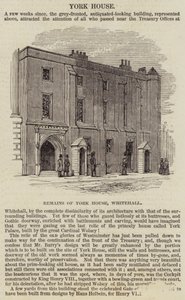 York House, Whitehall (gravure)