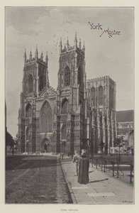 Minster de York (lithographie) - English School