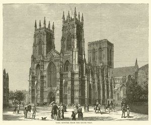 York Minster depuis le sud-ouest - English School