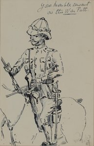 Votre humble serviteur sur le sentier de la guerre