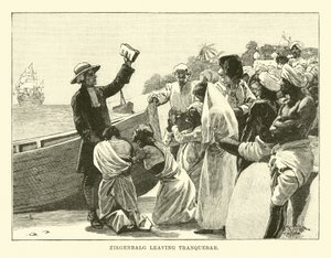Ziegenbalg quittant Tranquebar - English School