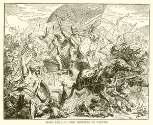 Ziska menant les Hussites au combat