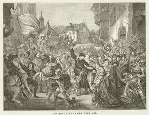 Zwingli quittant Zurich
