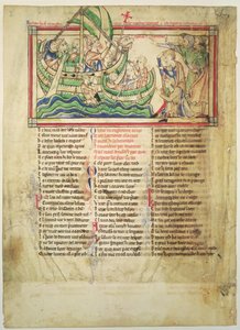 f.4v Thomas a Becket débarquant à Sandwich et bénissant l