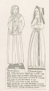 Statue, tombe de Nicholas Boone et Elizabeth Boone - English School