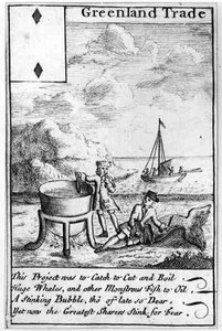 Commerce du Groenland carte à jouer