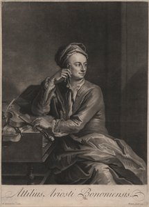 Attilus Ariosti Bononiensis, gravé par John Simon (1675-1751), 1719