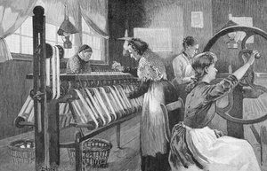 Tisserands de soie de Spitalfields, 1893