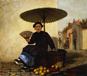 Le vendeur de fruits, 1862