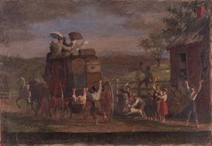 Étude pour le carrosse Pemigewasett, c.1880-89 - Enoch Wood Perry