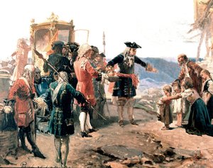 Le duc Vittorio Amedeo II di Savoia à Carmagnola (détail) - Enrico Gamba
