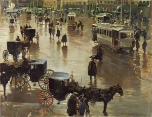 La Puerta del Sol, Madrid - Enrique Martinez Cubells y Ruiz