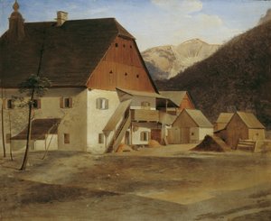 La grande maison de marteau à Hirschwang sur la Rax