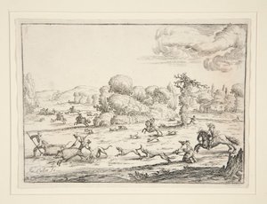 Scène de chasse : Près de la mise à mort (d