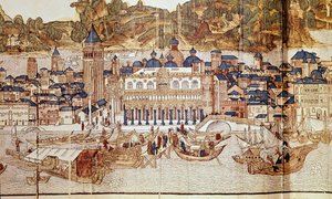 Vue de Venise (Palais des Doges, Place Saint-Marc) - Erhard Reuwich