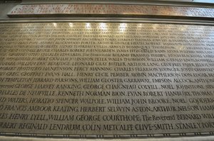 Mémorial aux membres du New College, Oxford, qui ont perdu la vie pendant la Première Guerre mondiale