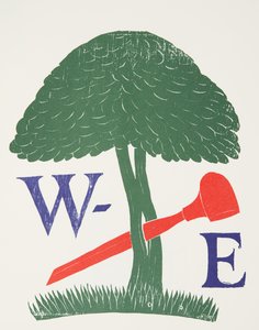 Affiche pour la Société des Graveurs sur Bois - Eric Gill