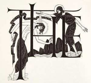 Le Baptême de Jésus par Jean-Baptiste des Quatre Évangiles