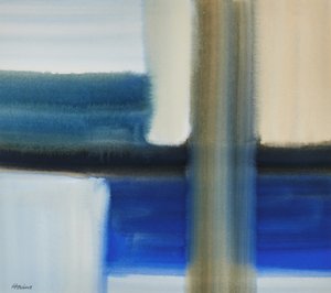 Composition bleue, 20e siècle