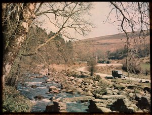 Clapper Bridge, Dartmeet, Widecombe in the Moor, Teignbridge, Devon, UK - Eric Maybank