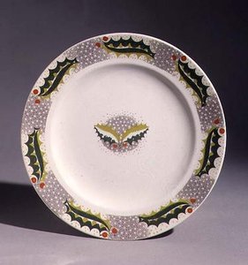 Assiette de Noël par Eric Ravilious (1908-42)