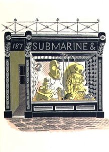 Les fournisseurs marins, imprimé par la Curwen Press, de High Street, par J.M. Richards, publié par Country Life, 1938 (ensemble de 24)