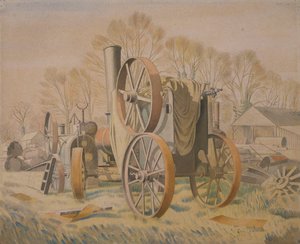 Le Tracteur, 1933 - Eric Ravilious