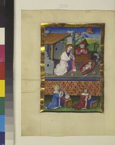 Pleine page : miniature, vers 1464 (peinture à la détrempe)