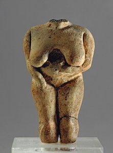 Figurine féminine sans tête, 3400-3000 av. J.-C. (terre cuite)