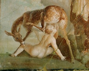 Héraklès retrouve son fils Téléphos en Arcadie - Erich Lessing