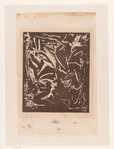 Composition abstraite - Erich Wichmann (signed by artist)