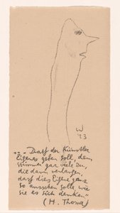 Figure caricaturale - Erich Wichmann