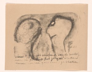 Deux figures abstraites (Idealisten II et autres annotations) - Erich Wichmann