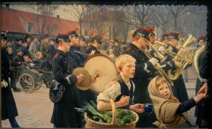 Relève de la garde, 1888 - Erik Hennigsen